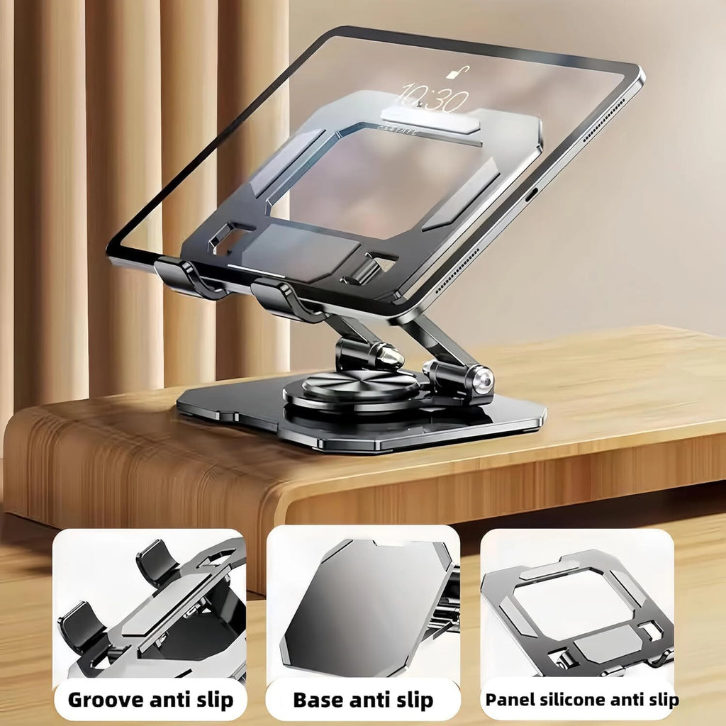 Adjustable Aluminum Tablet Stand (Black)