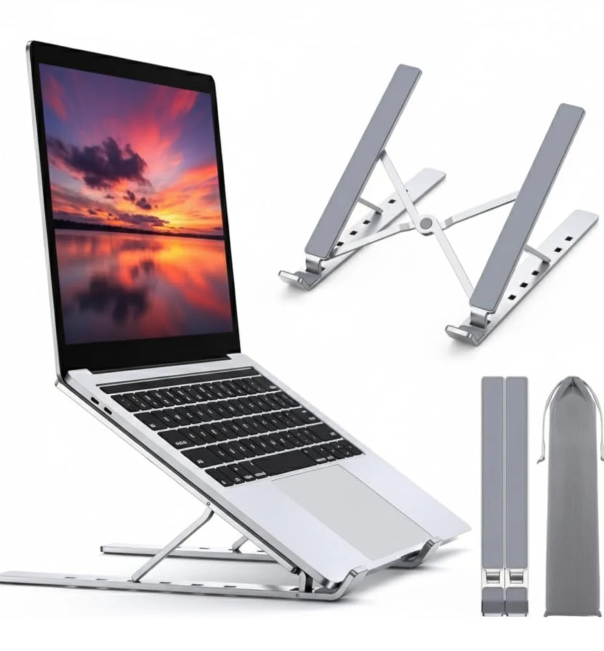 Adjustable Aluminum Laptop Computer Stand Tablet Stand