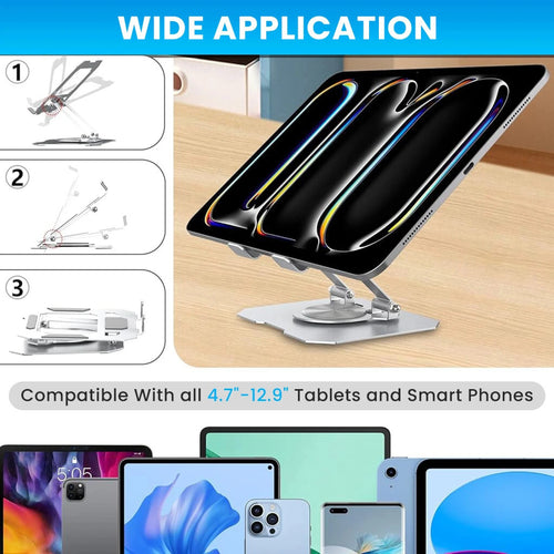 Adjustable Aluminum Tablet Stand