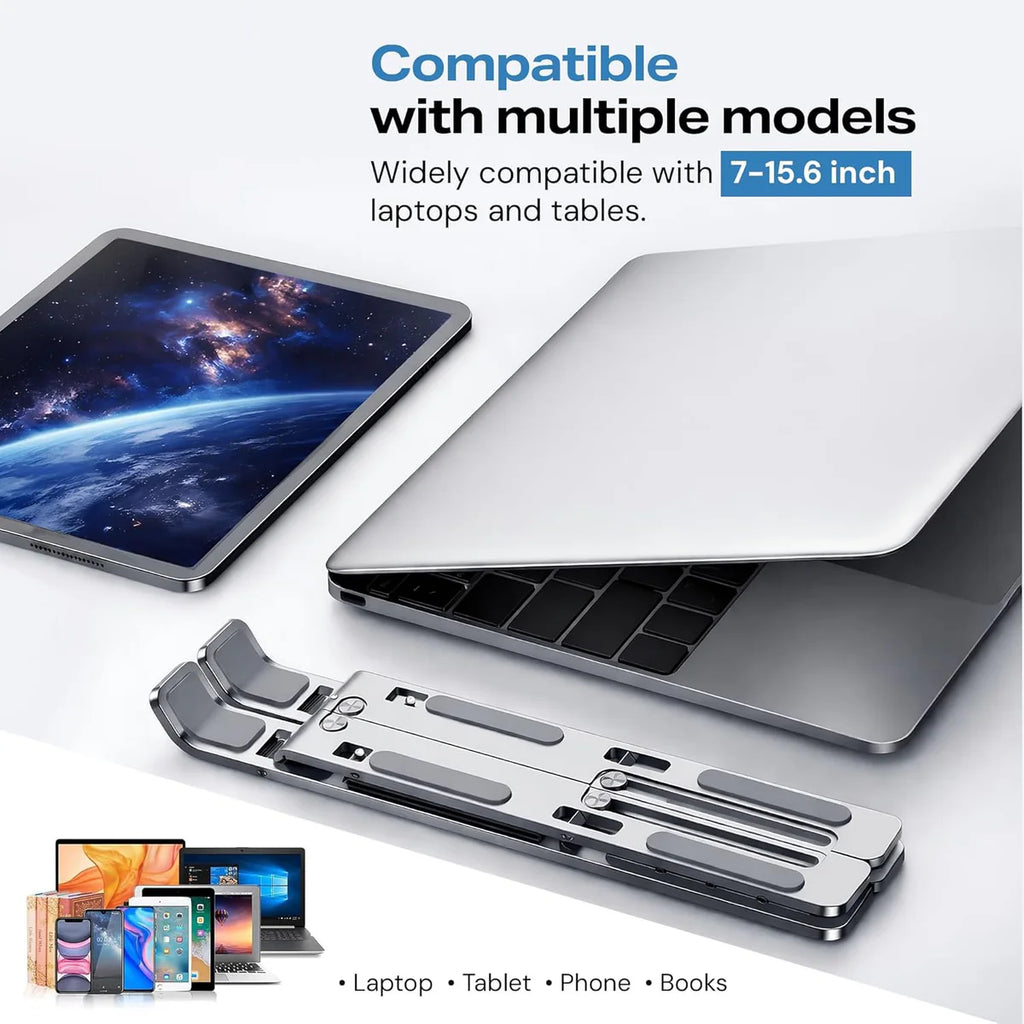 Adjustable Aluminum Laptop Computer Stand Tablet Stand