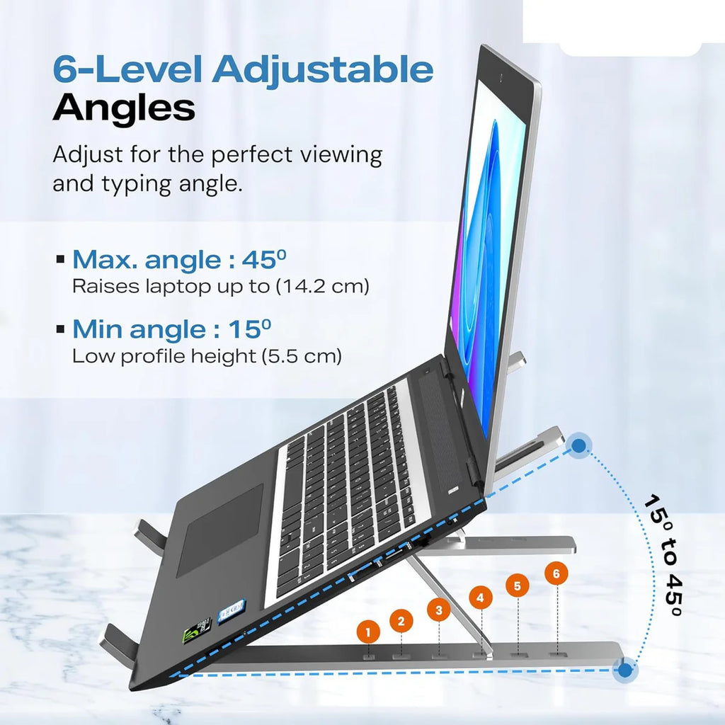 Adjustable Aluminum Laptop Computer Stand Tablet Stand