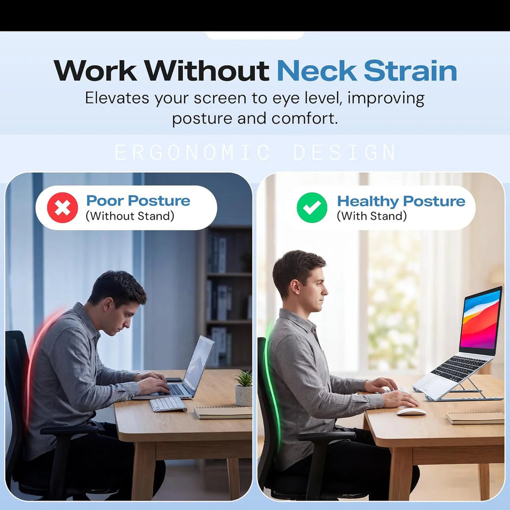 Adjustable Aluminum Laptop Computer Stand Tablet Stand