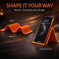 Foldable Mobile & Tablet Stand – 360° Adjustable Multi-Angle Desk Stand