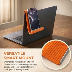 Foldable Mobile & Tablet Stand – 360° Adjustable Multi-Angle Desk Stand