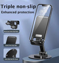Adjustable Metal Mobile Phone Stand with Card Holder
