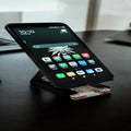 Metal Mobile Phone Stand with Card Holder