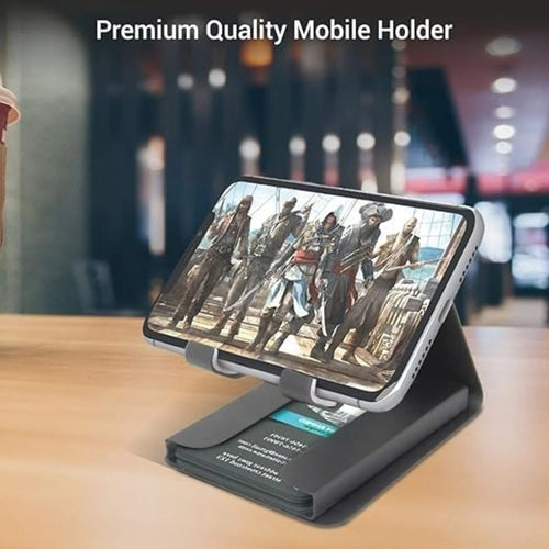 Metal Mobile Phone Stand with Card Holder