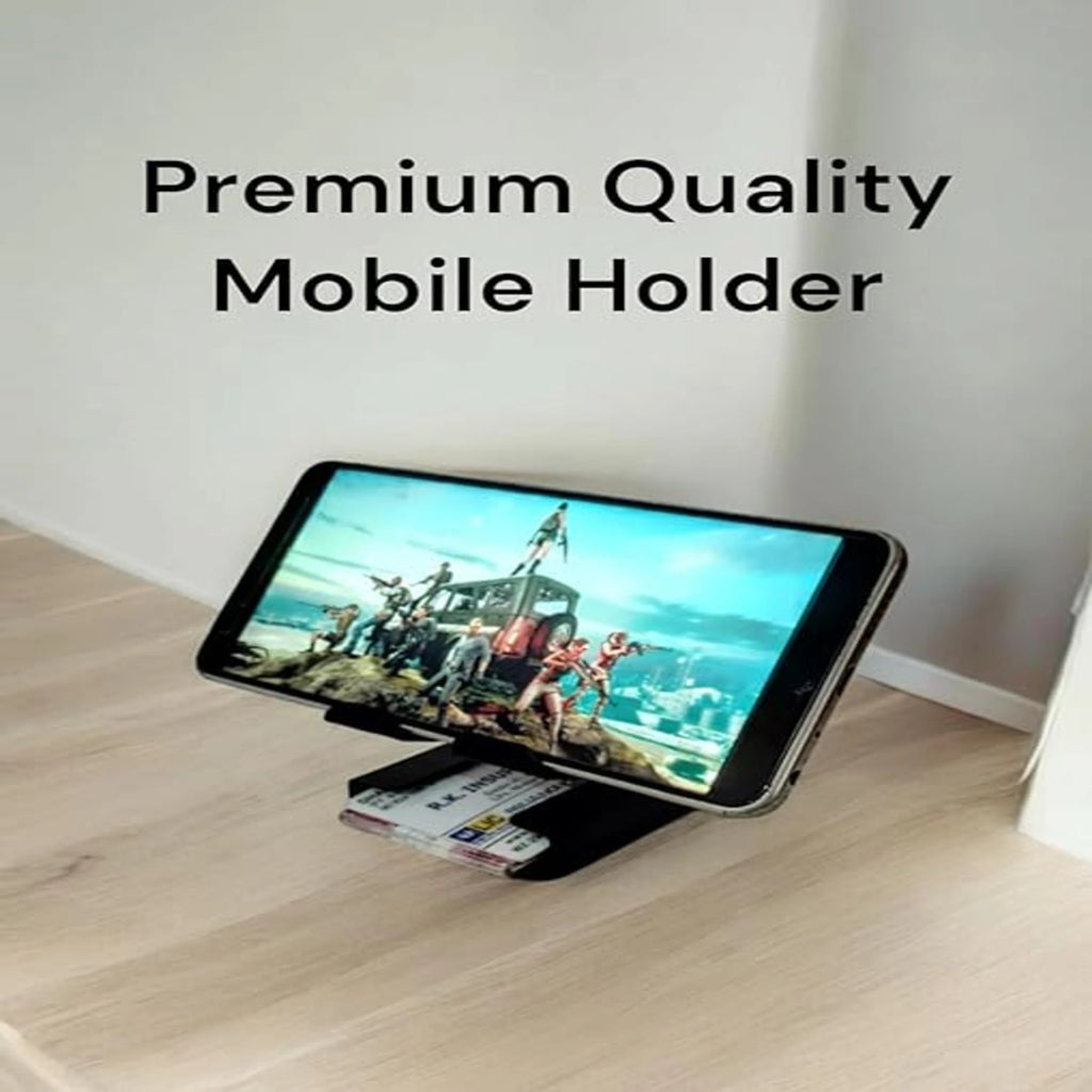 Metal Mobile Phone Stand with Card Holder